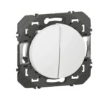 DOUBLE INTERRUPTEUR VA ET VIENT BLANC DOOXIE 600002 LEGRAND