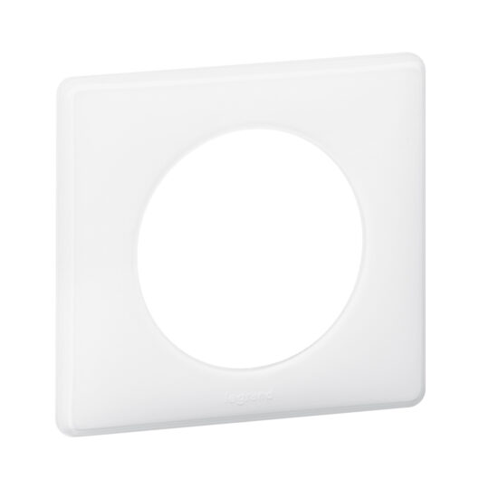 PLAQUE 1P BLANC YESTERDAY CELIANE 066631 LEGRAND