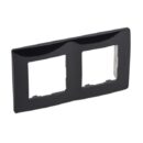 PLAQUE 2 POSTES BLACK NILOE 397052 LEGRAND