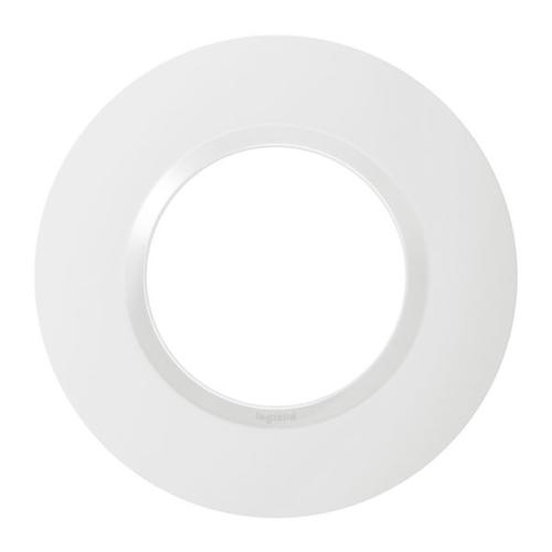 PLAQUE 1P DECO BLANC DOOXIE 600980 LEGRAND