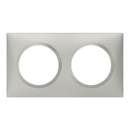 PLAQUE 2P ALUMINIUM DOOXIE 600852 LEGRAND
