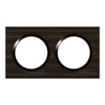 PLAQUE 2P STYLE BOIS EBENE DOOXIE 600882 LEGRAND