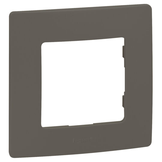PLAQUE SIMPLE TAUPE NILOE 665031 LEGRAND