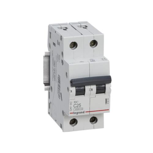 DISJONCTEUR RX³ 4500A 2P 25A COURBE C 419699 LEGRAND
