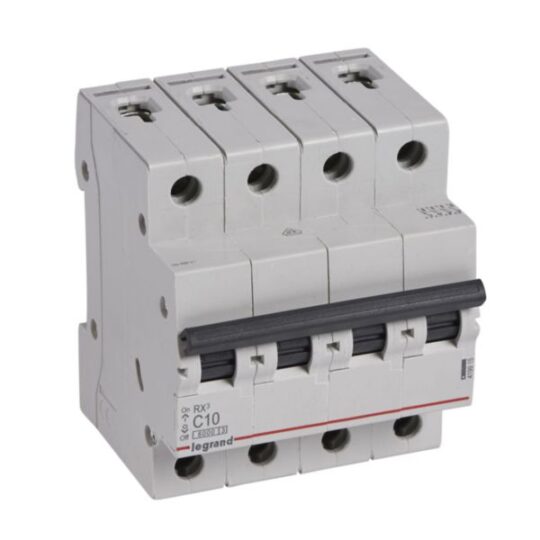 RX3 DISJONCTEUR 4P C10 6000A 419915 LEGRAND