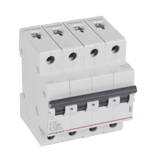 RX3 DISJONCTEUR 4P C20 6000A 419918 LEGRAND