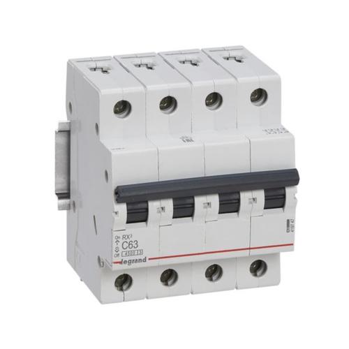 Disjoncteur RX³ 4500A 4P 63A courbe C 419747 LEGRAND