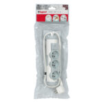 RALLONGE MULTIPRISE 3 PRISES DE COURANT  2P+T 16A 230V AVEC BLOC DE PRISE ROTATIF ET CORDON 1,5m 050071 LEGRAND