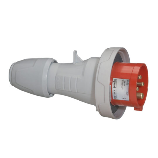 FICHE MOBILE DROITE P17 IP66/67 63A - 380V~ à 415V~ - 3P+T 555528 LEGRAND