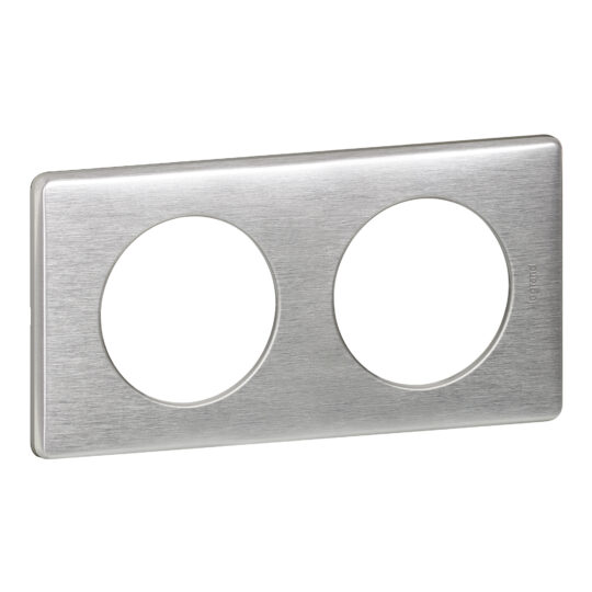 PLAQUE 2P ALUMINIUM CELIANE 068922 LEGRAND