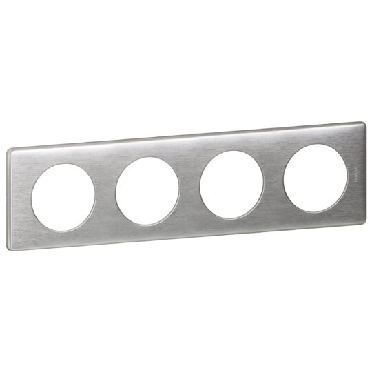 PLAQUE 4P ALUMINIUM CELIANE 068924 LEGRAND