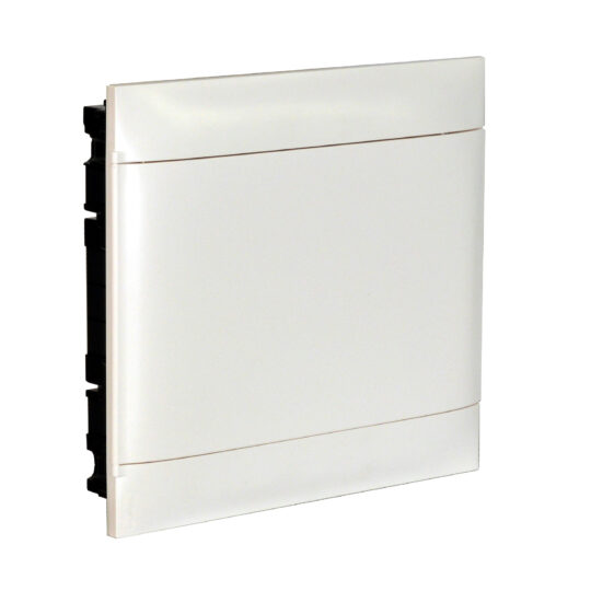 COFFRET ENCASTRE 2X18 MODULES-PORTE BLANCHE-BORNIER T+N  137147 LEGRAND