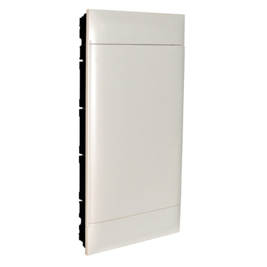 COFFRET ENCASTRE 3X18 MODULES-PORTE BLANCHE-BORNIER T+N 137149 LEGRAND