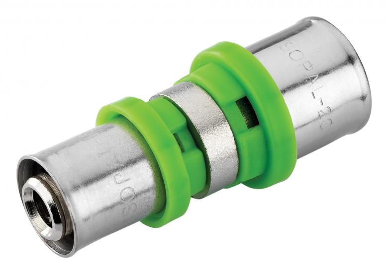 RACCORD DROIT REDUIT TT A SERTIR PEX