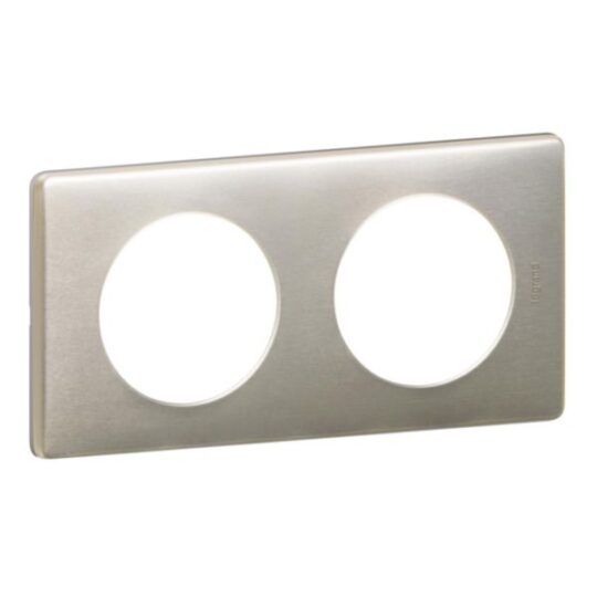PLAQUE 2P TITANE CELIANE 068902 LEGRAND