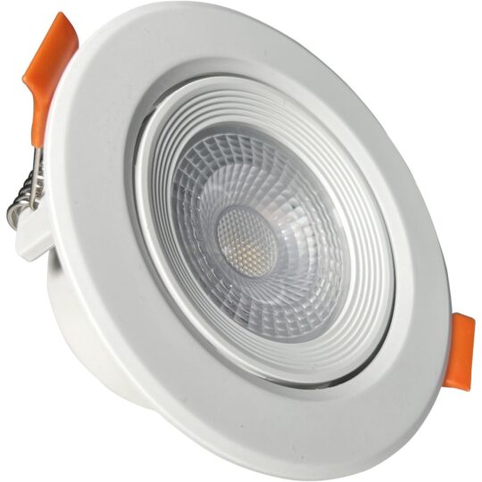 SPOT ENC LED ETANCHE CARRE 5W IP44 6500K KLED-RP04-5W BLANC 8768159 TEMPER