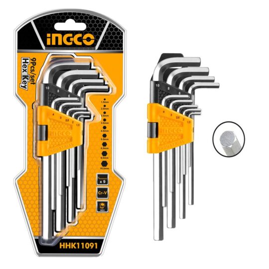 CLES ALLAINE 9pcs 1.5-10mm INGCO