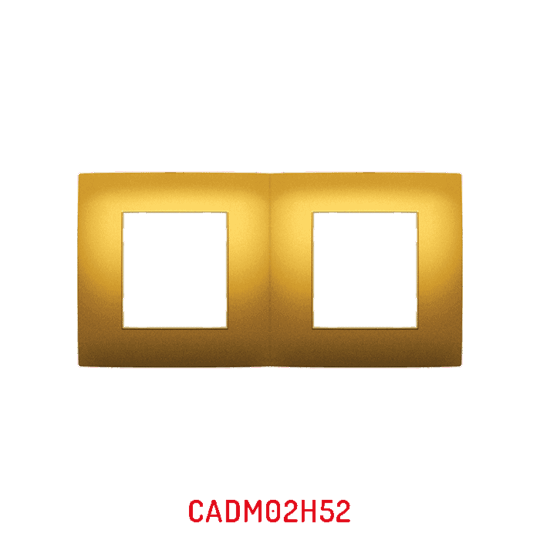 MULTICADRE 2POSTES HORIZONTAL DORE CADM02H52/10 PRESTIGE MILLENIUM LAP