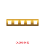 MULTICADRE 5POSTES HORIZONTAL DORE CADM05H52/05  PRESTIGE MILLENIUM LAP