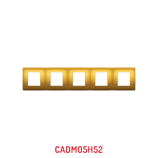 MULTICADRE 5POSTES HORIZONTAL DORE CADM05H52/05 PRESTIGE MILLENIUM LAP