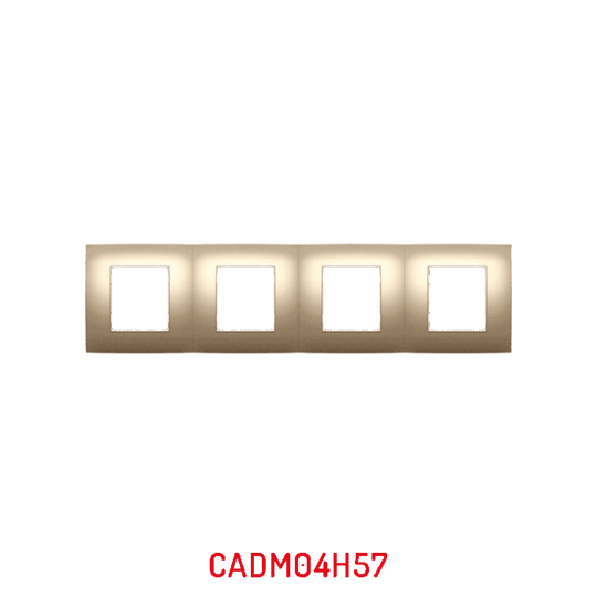 MULTICADRE 4POSTES HORIZONTAL CHAMPAGNE CADM04H57 PRESTIGE MILLENIUM LAP