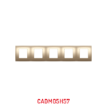 MULTICADRE 5POSTES HORIZONTAL CHAMPAGNE  PRESTIGE MILLENIUM CADM05H57/05 LAP