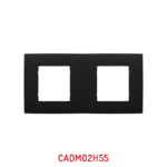 MULTICADRE 2POSTES HORIZONTAL CARBONE MATE CADM02H55/10  PRESTIGE MILLENIUM LAP