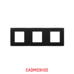 MULTICADRE 3POSTES HORIZONTAL CARBONE MATE CADM03H55/05  PRESTIGE MILLENIUM LAP