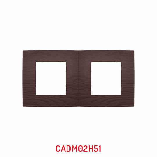 MULTICADRE 2POSTES HORIZONTAL BOIS ACAJOU CADM02H51/10 PRESTIGE MILLENIUM LAP