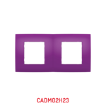MULTICADRE 2POSTES HORIZONTAL VIOLET  DECO MILLENIUM CADM02H23/40 LAP