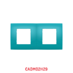 MULTICADRE 2POSTES HORIZONTAL TURQUOIS  DECO MILLENIUM CADM02H29/40 LAP