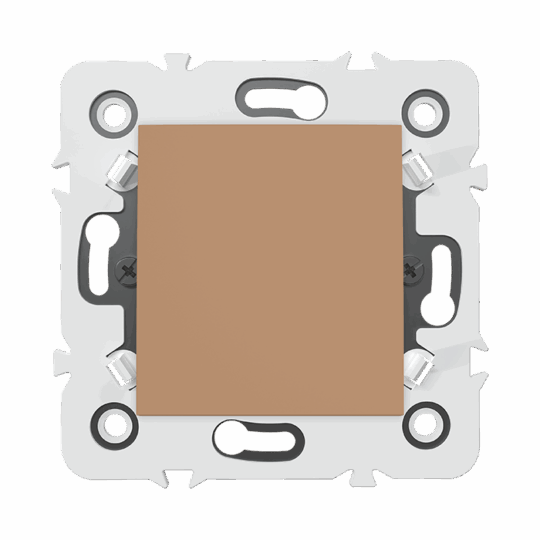 INTERRUPTEUR SIMPLE ALLUMAGE MECANISME MARRON MEC10910MR5 MILLENIUM LAP