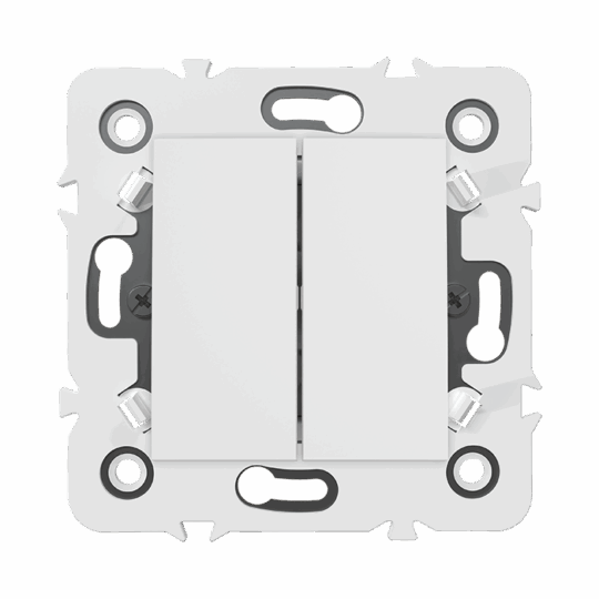 INTERRUPTEUR DOUBLE ALLUMAGE VA ET VIENT MECANISME BLANC MEC10913BL1 MILLENIUM LAP
