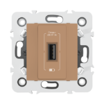 PRISE USB MECANISME SIMPLE  MARRON  MILLENIUM MEC20941MR5/10 LAP