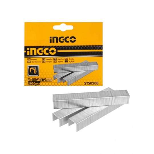 AGRAFFE 8X1.2mm(PAQUET DE 1000pcs) STS0208 INGCO