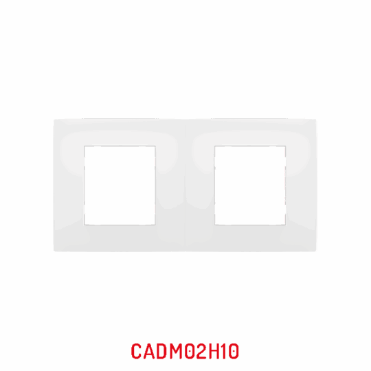 MULTICADRE 2POSTES HORIZONTAL BLANC NATURE MILLENIUM CADM02H10/40 LAP