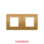 MULTICADRE 2POSTES HORIZONTAUX CARAMEL DECO MILLENIUM CADM02H25/40 LAP