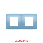 MULTICADRE 2POSTES HORIZONTAUX BLEU AZUR DECO MILLENIUM CADM02H30/40 LAP