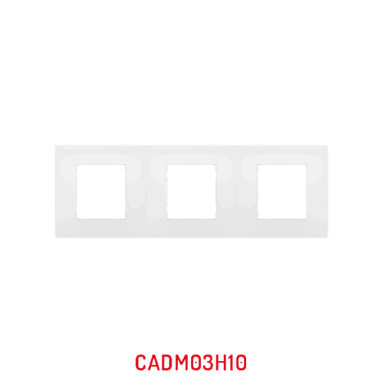 MULTICADRE 3POSTES HORIZONTAL BLANC  NATURE MILLENIUM CADM03H10/05 LAP