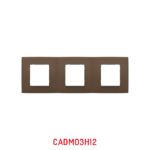 MULTICADRE 3POSTES HORIZONTAL MARRON CLAIRE MILLENIUM NATURE CADM03H12/05 LAP