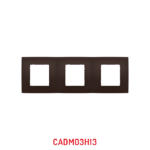 MULTICADRE 3POSTES HORIZONTAL MARRON FONCE  NATURE MILLENIUM CADM03H13/05 LAP