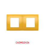 MULTICADRE 2POSTES HORIZONTAL MOUTARD DECO MILLENIUM CADM02H24/40 LAP