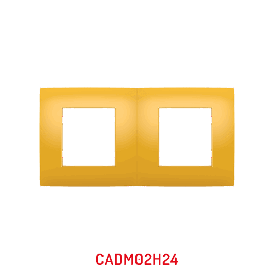 MULTICADRE 2POSTES HORIZONTAL MOUTARD DECO MILLENIUM CADM02H24/40 LAP