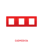 MULTICADRE 3POSTES HORIZONTAL ROUGE  DECO MILLENIUM  CADM03H34/05 LAP