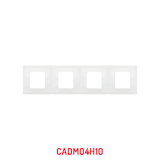 MULTICADRE 4POSTES HORIZONTAL BLANC  NATURE MILLENIUM CADM04H10/05 LAP