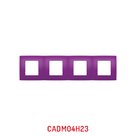 MULTICADRE 4POSTES HORIZONTAUX VIOLET DECO MILLENIUM CADM04H23/05 LAP