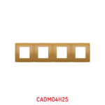 MULTICADRE 4POSTES HORIZONTAUX CARAMEL  DECO MILLENIUM CADM04H25/05  LAP