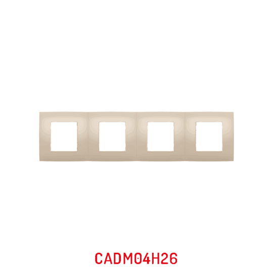 MULTICADRE 4POSTES HORIZONTAUX CAPPUCCINO DECO MILLENIUM CADM04H26/05 LAP
