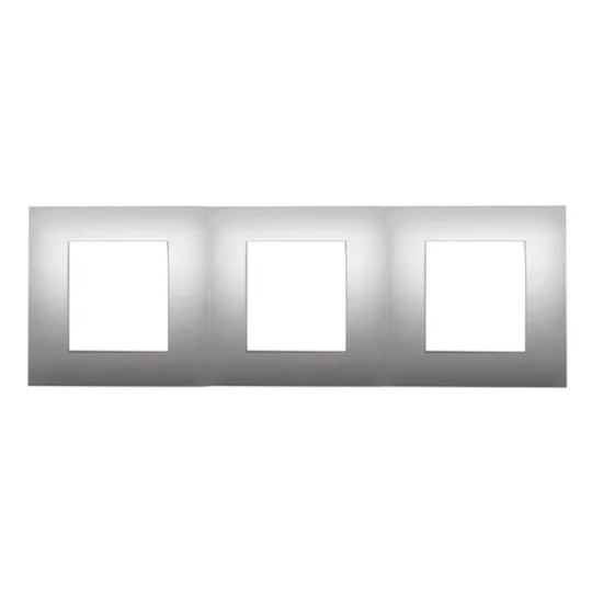 MULTICADRE 3 POSTES HORIZONTAL GRIS CLAIRE CADM03H15/05 LAP