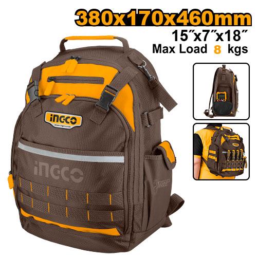 SAC A DOS A OUTILS L38*W*17*H46CM HBP01028 INGCO